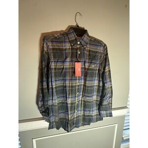 Southern Marsh Newhaven Plaid Flannel Button Down Shirt Men's Small NWT